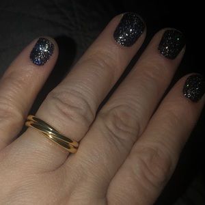 Gold Vermeil rolling trinity ring size 8